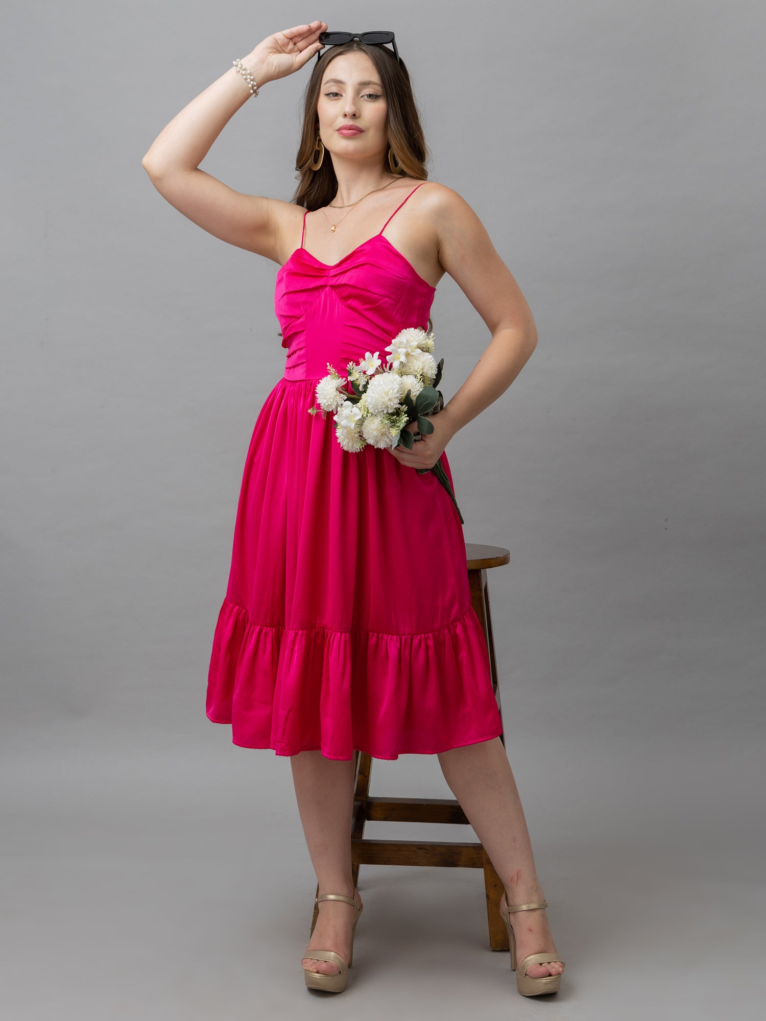 Harper Hot Pink Mini Dress